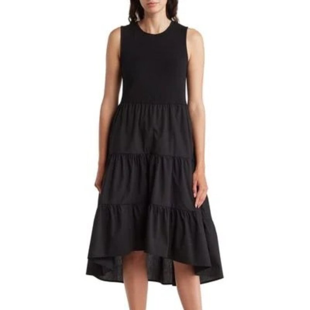 Ellen Tracy Sleeveless Tiered Dress in EUC